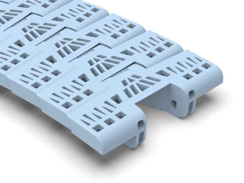 The Most Popular Plastic Flattop Chains for Curved Conveyors Today