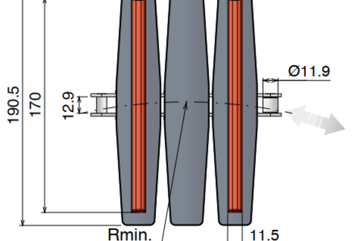 Xích tải nhựa 1873 MX2