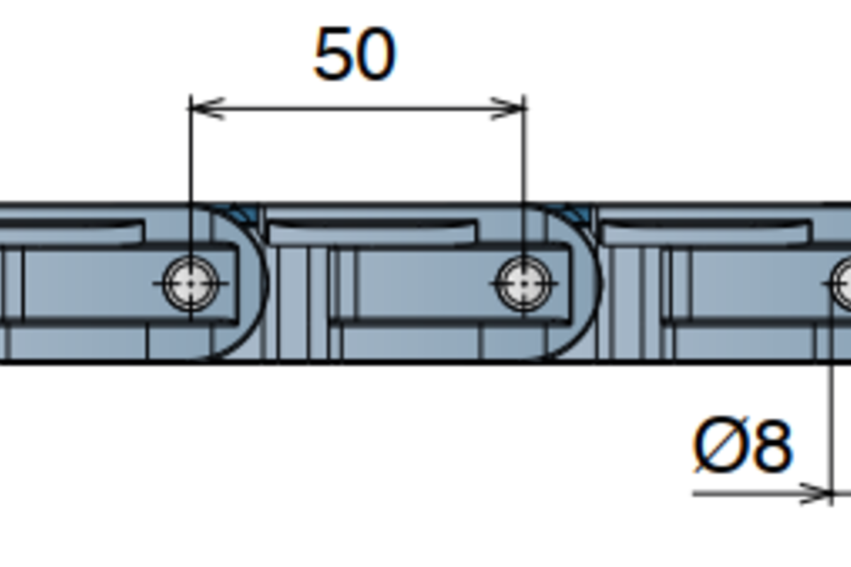 Xích Nhựa 765 NO GAP