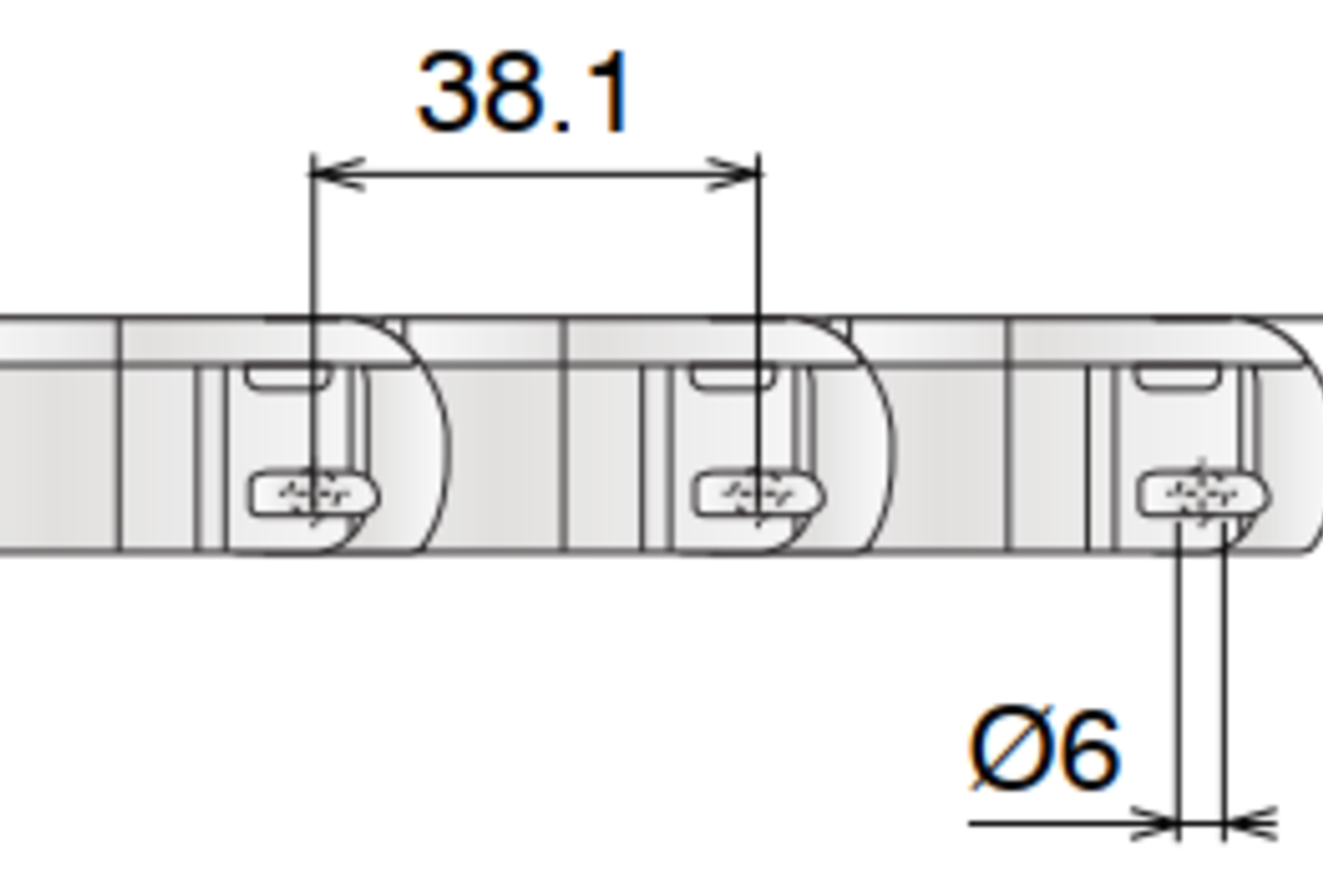 Xích Tải Nhựa 83 M-140 M