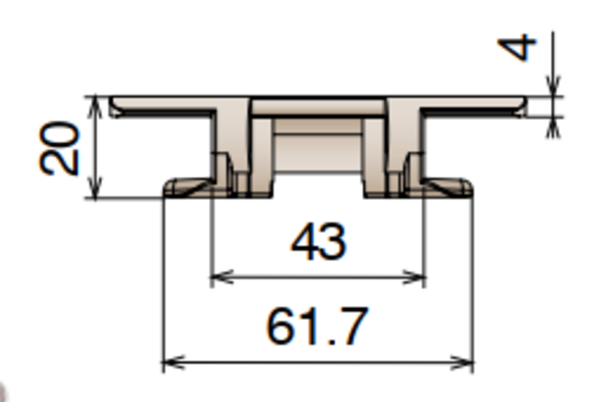 Xích Tải Nhựa 880 V TAB