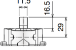 Xích Nhựa 1701 TAB OPF