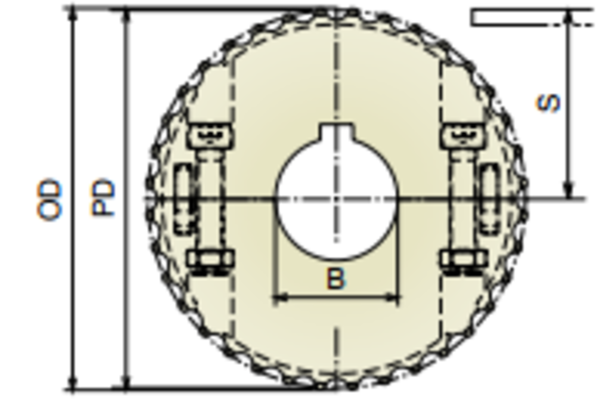 Nhông Modular Băng Tải 510