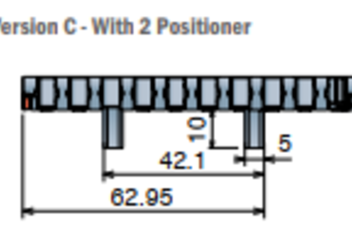 Băng tải xích nhựa 550 FG one track belt