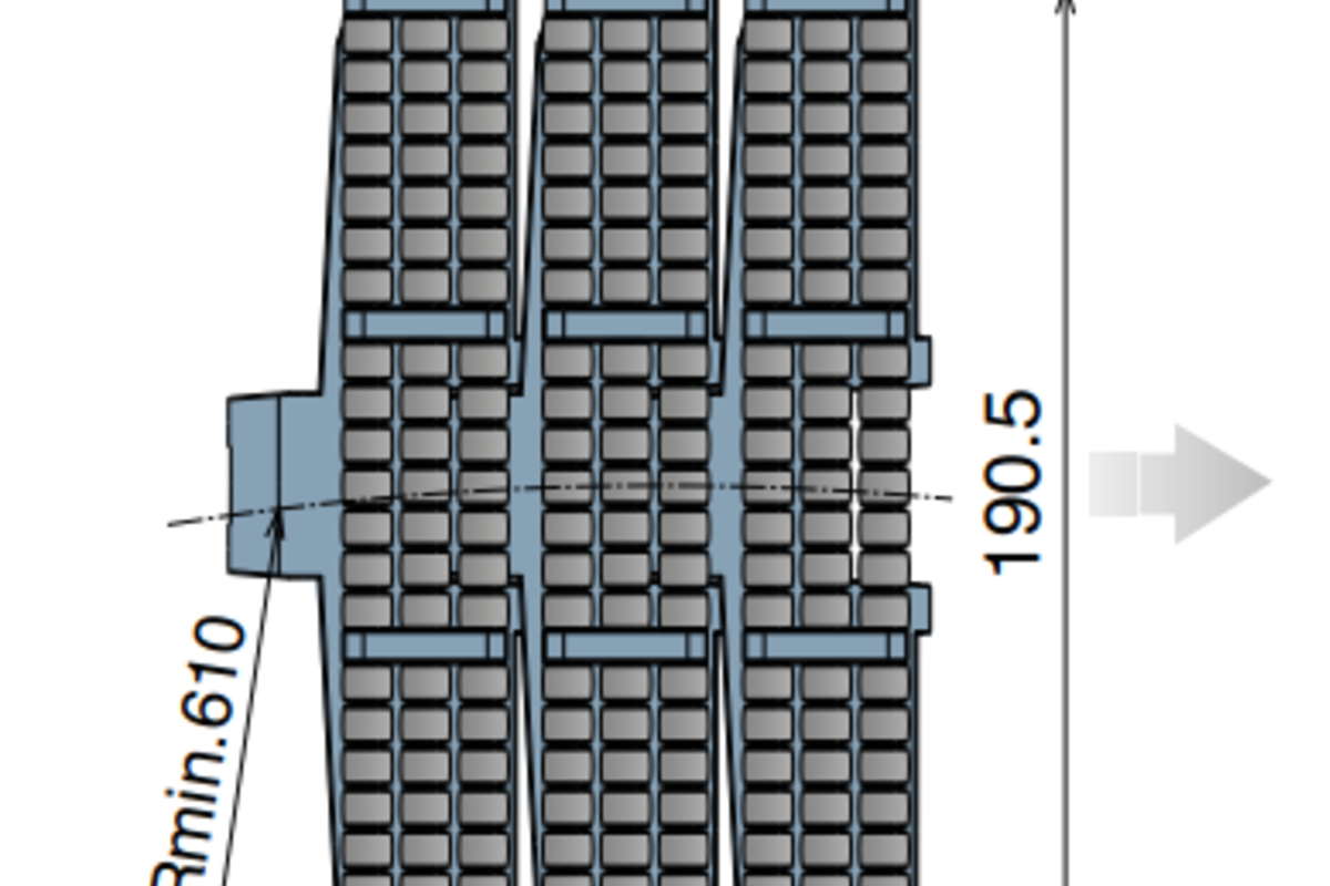 Xích nhựa băng tải 882 M LBP