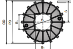 Bánh răng nhựa 500 RR Split