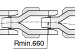 Xích nhựa CC 1400 TAB