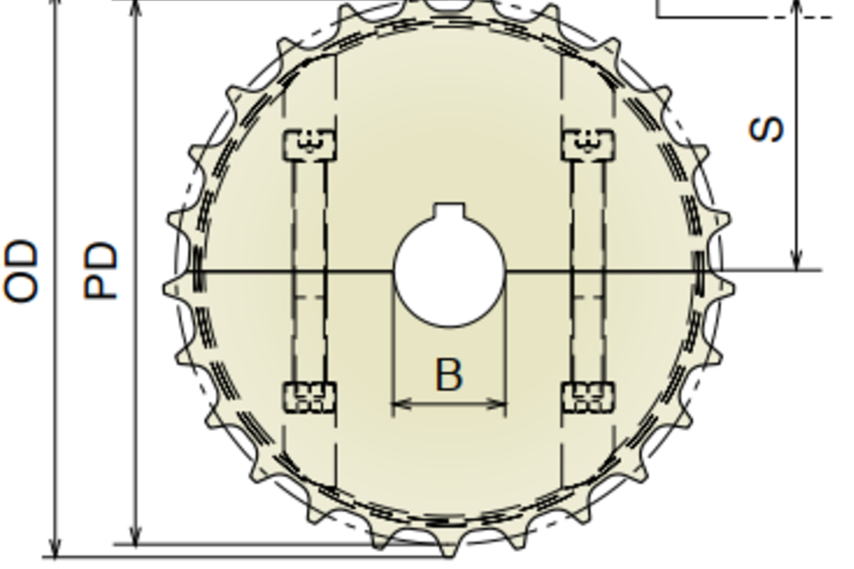 Nhông Xích Nhựa 831