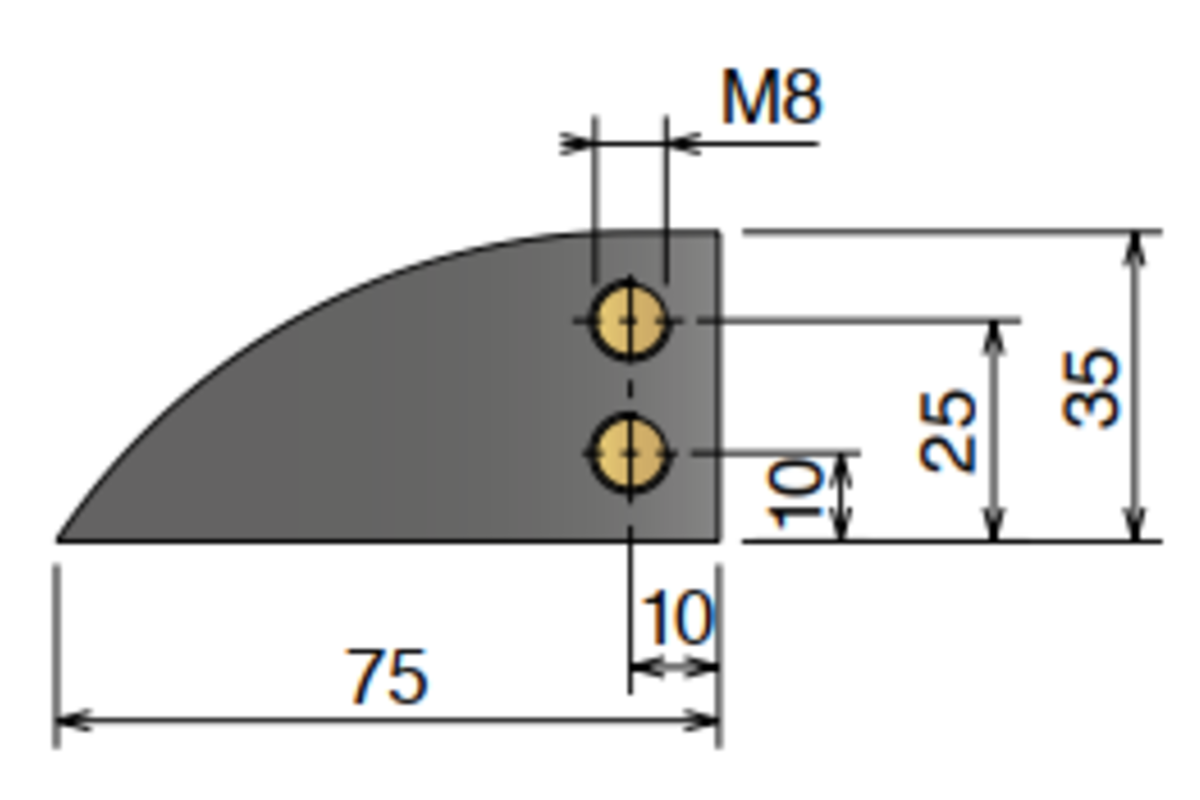 Cơ cong băng tải từ tính 880-881 M10