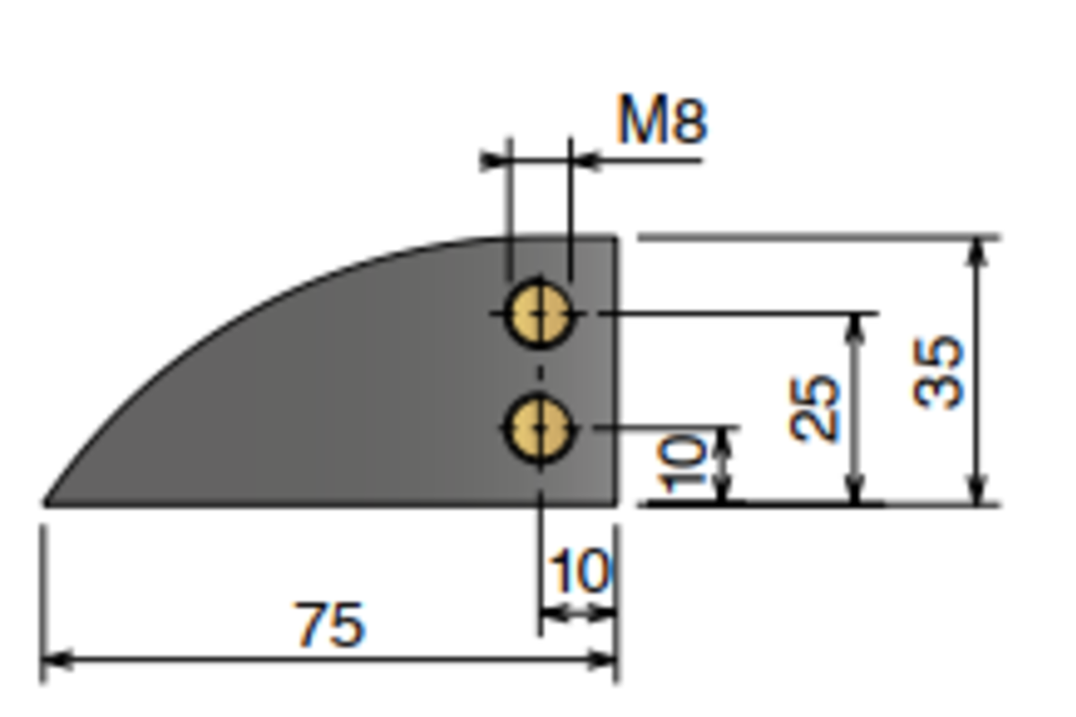 Cơ cong băng tải từ tính 880-881 M43