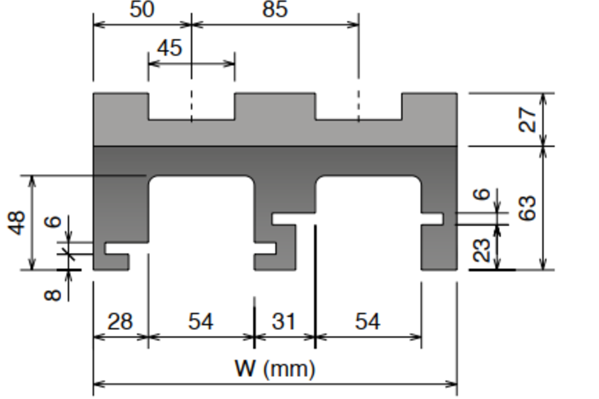 Cơ cong băng tải từ tính 880-881 M6