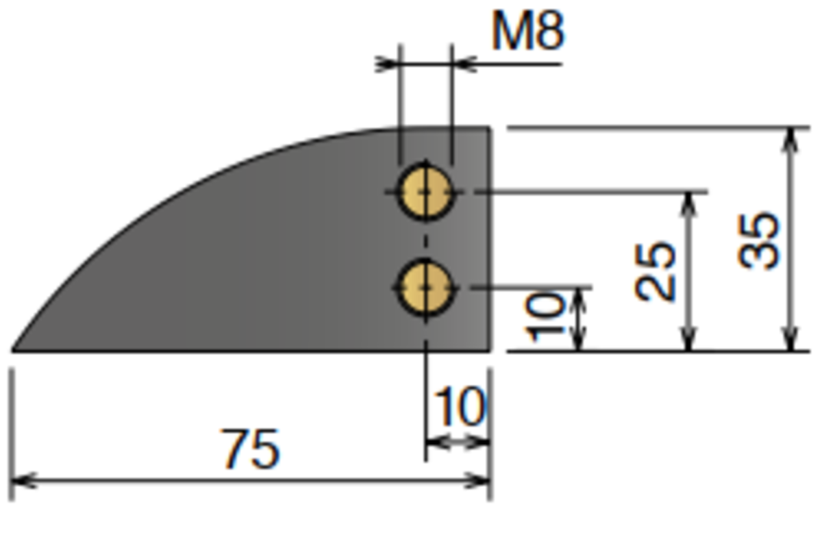 Cơ cong băng tải từ tính 880-881 M6