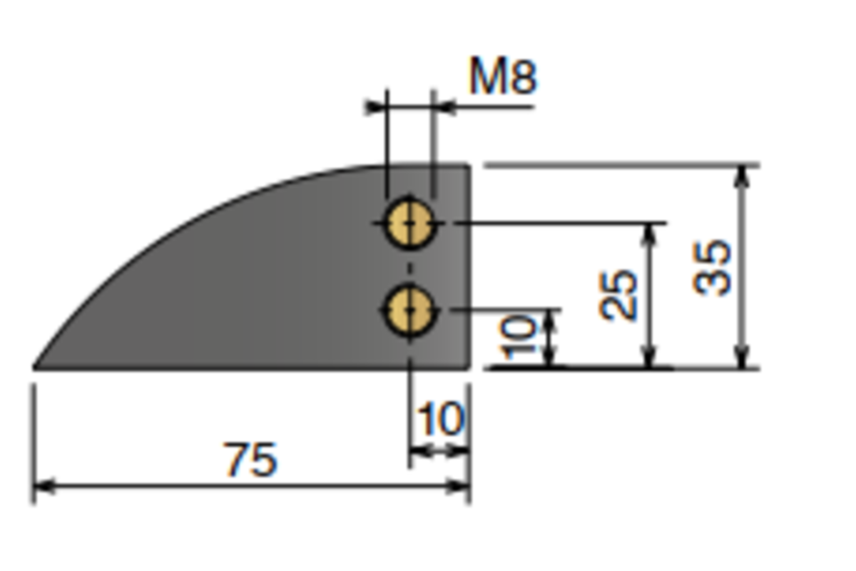 Cơ cong băng tải từ tính 880-881 M8