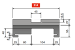 Cơ cong băng tải từ tính 880-881 K750 M62/66/65