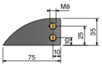 Cơ cong băng tải từ tính 880-881 M4