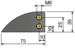 Cơ cong băng tải từ tính 880-881 M6