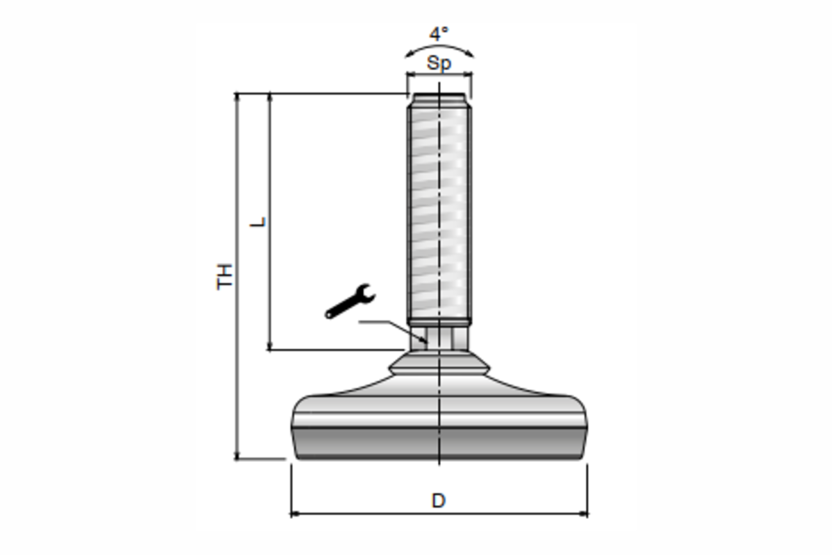 Chân Tăng Chỉnh - Easy clean 919-980 