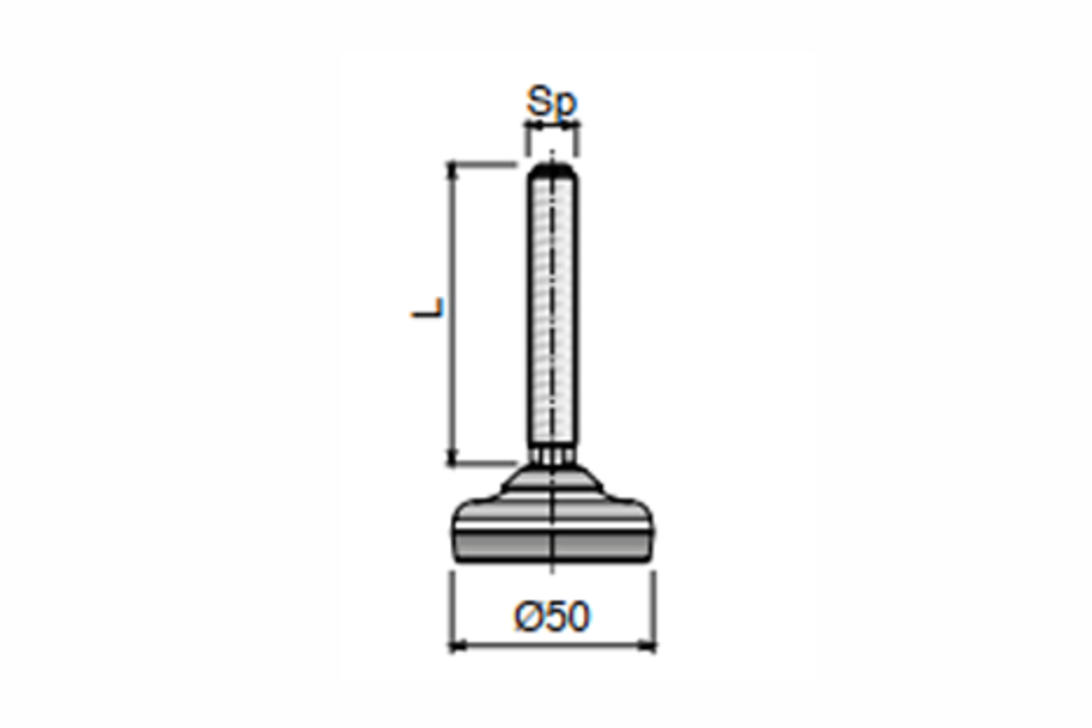 Chân Tăng Chỉnh - Easy clean 919-980 