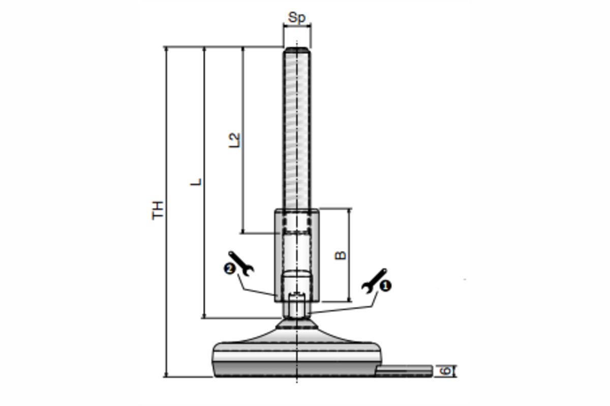 Chân Tăng Chỉnh easy clean 992-993