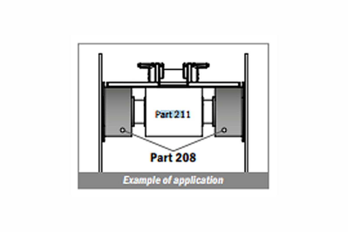 Phụ Kiện Đỡ Băng Tải 208