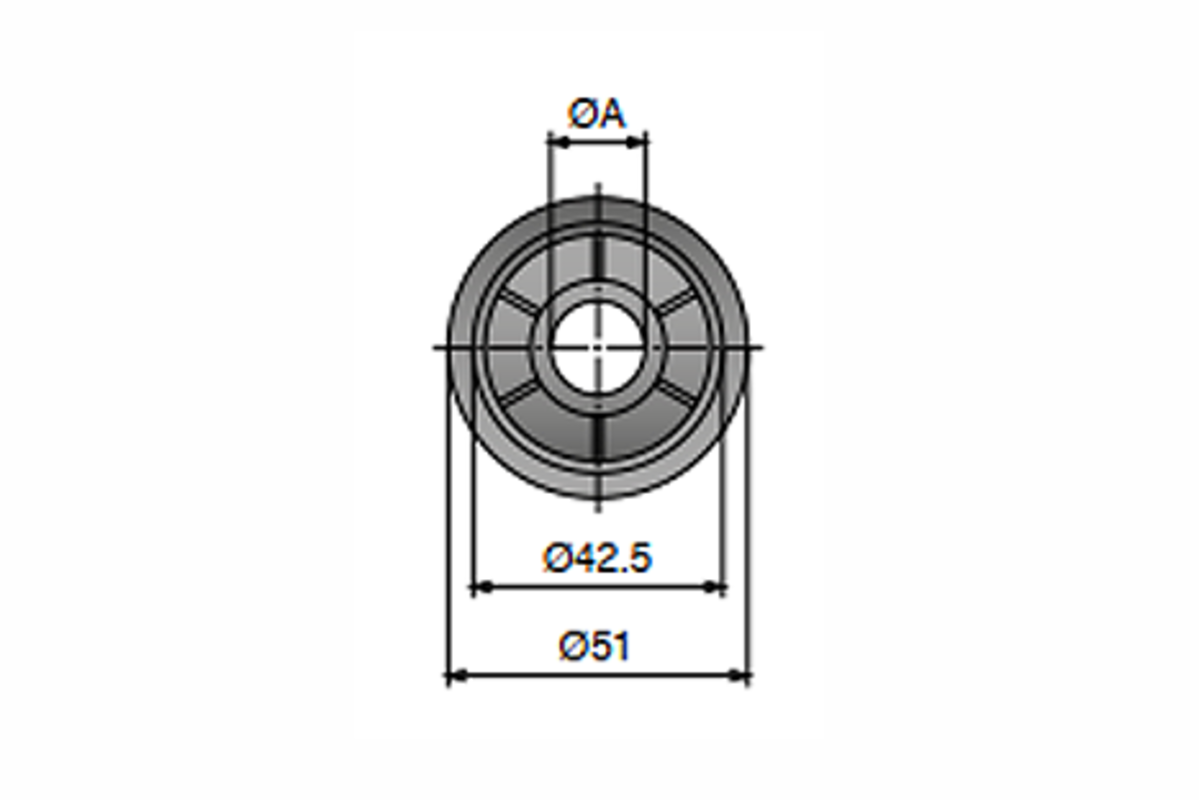 Phụ Kiện Đỡ Băng Tải 210