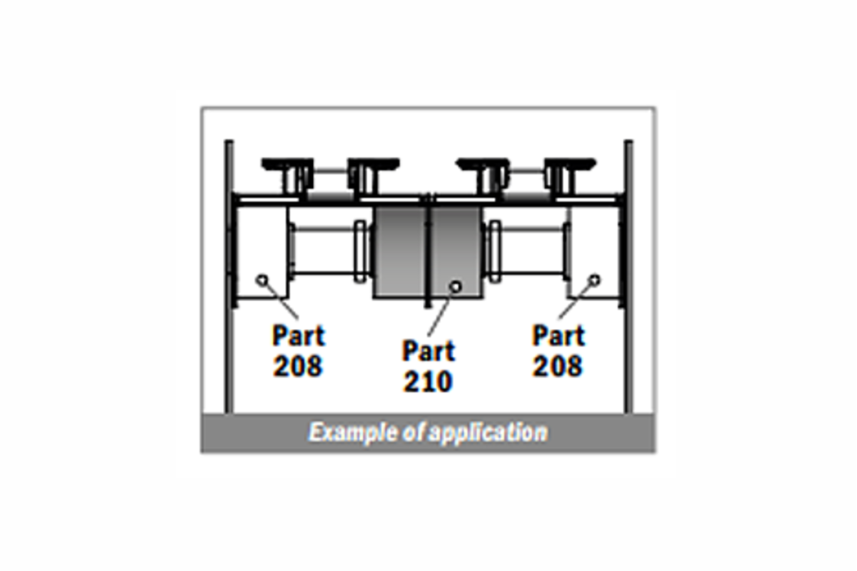Phụ Kiện Đỡ Băng Tải 210
