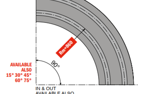 882-8857 K750 M86 Corner Tracks