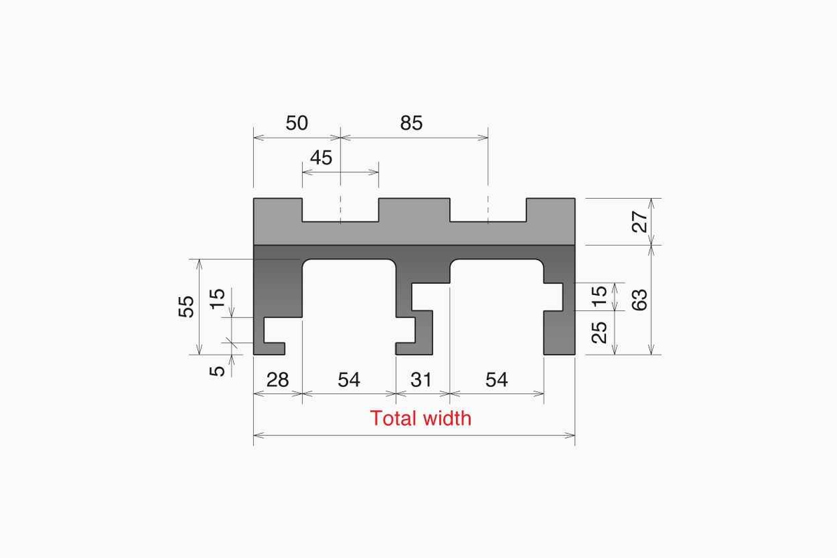 880-881 K450 M21A Corner Tracks