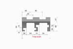 880-881 K450 M21A Corner Tracks