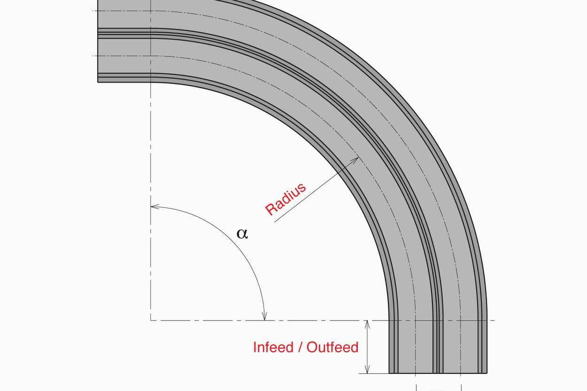 520 M MA42 Corner Tracks