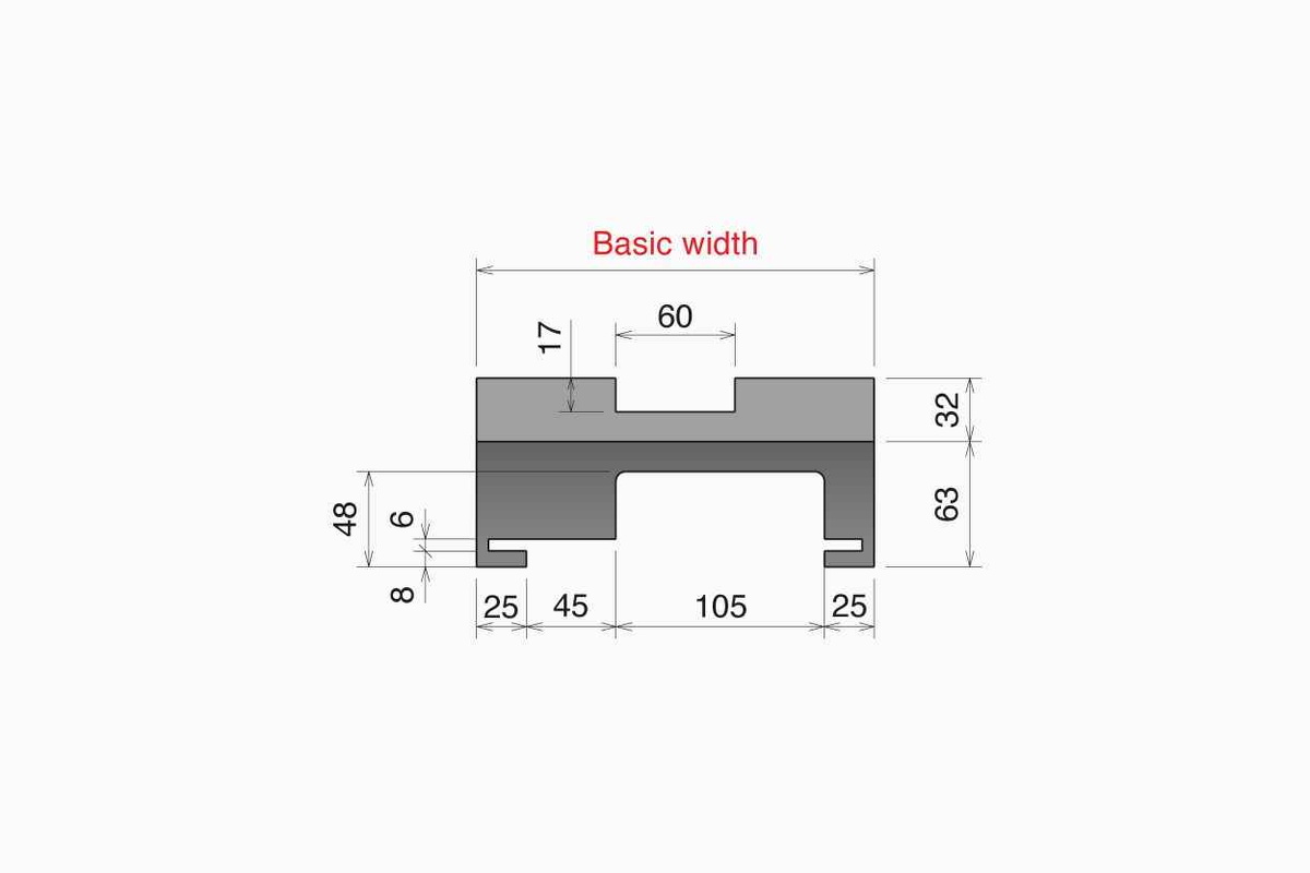 882-8857 K750 M80 Corner Tracks