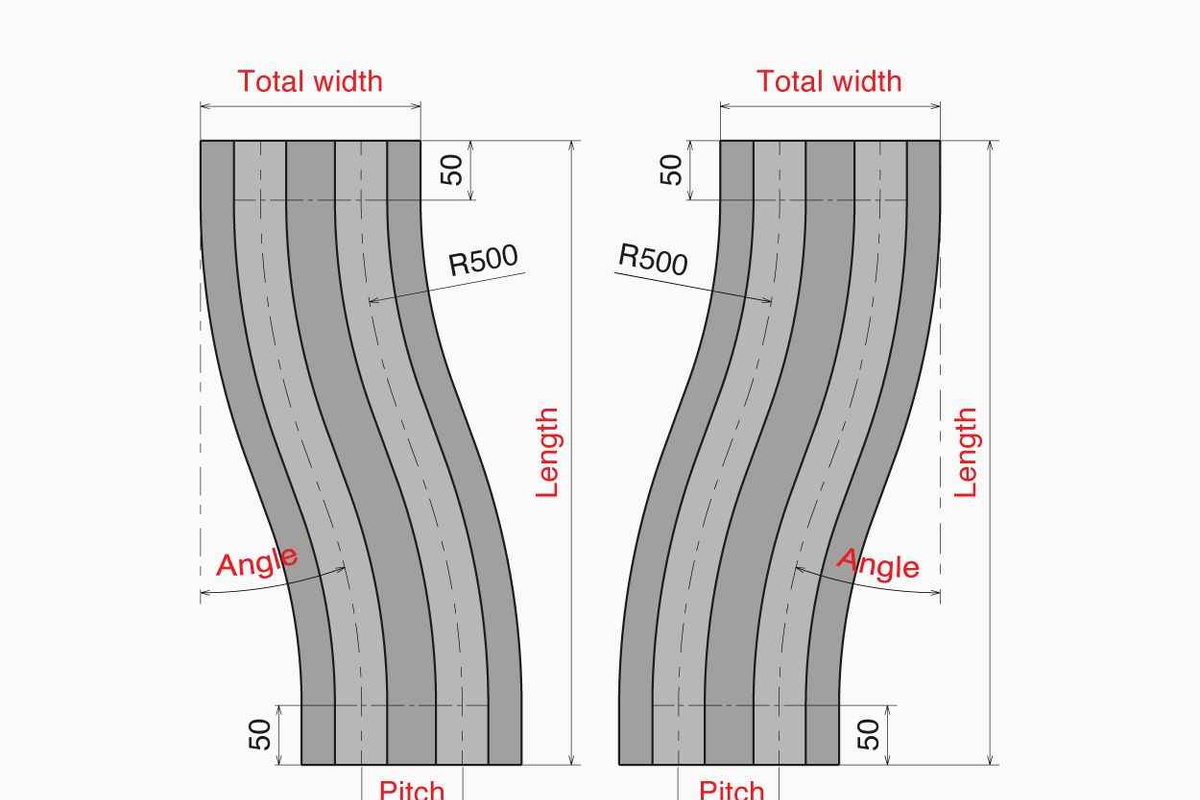 880-881 K750 M62/66/65 Corner Tracks