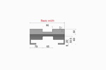LBP 882 K1200 MP971/MP981 Corner Tracks