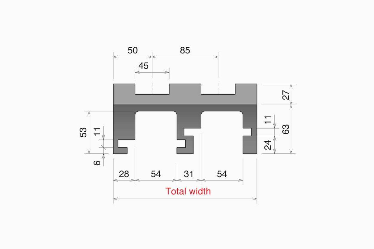 260 M MB5D Corner Tracks